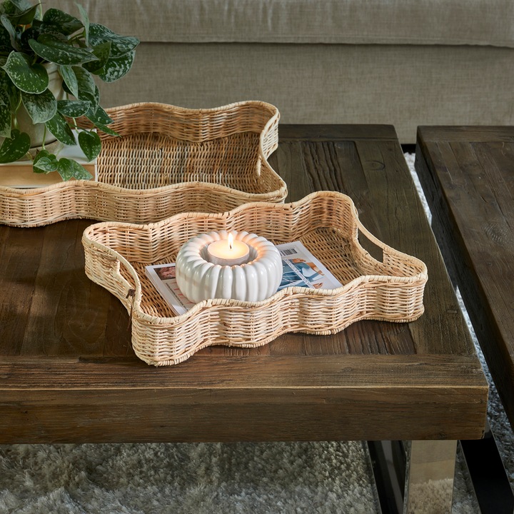 Produktbild Rivièra Maison Rustic Rattan Benoa Tray Set Of 2 pieces