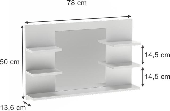 Produktbild Vicco Wilbur (78 x 13.60 x 50 cm)