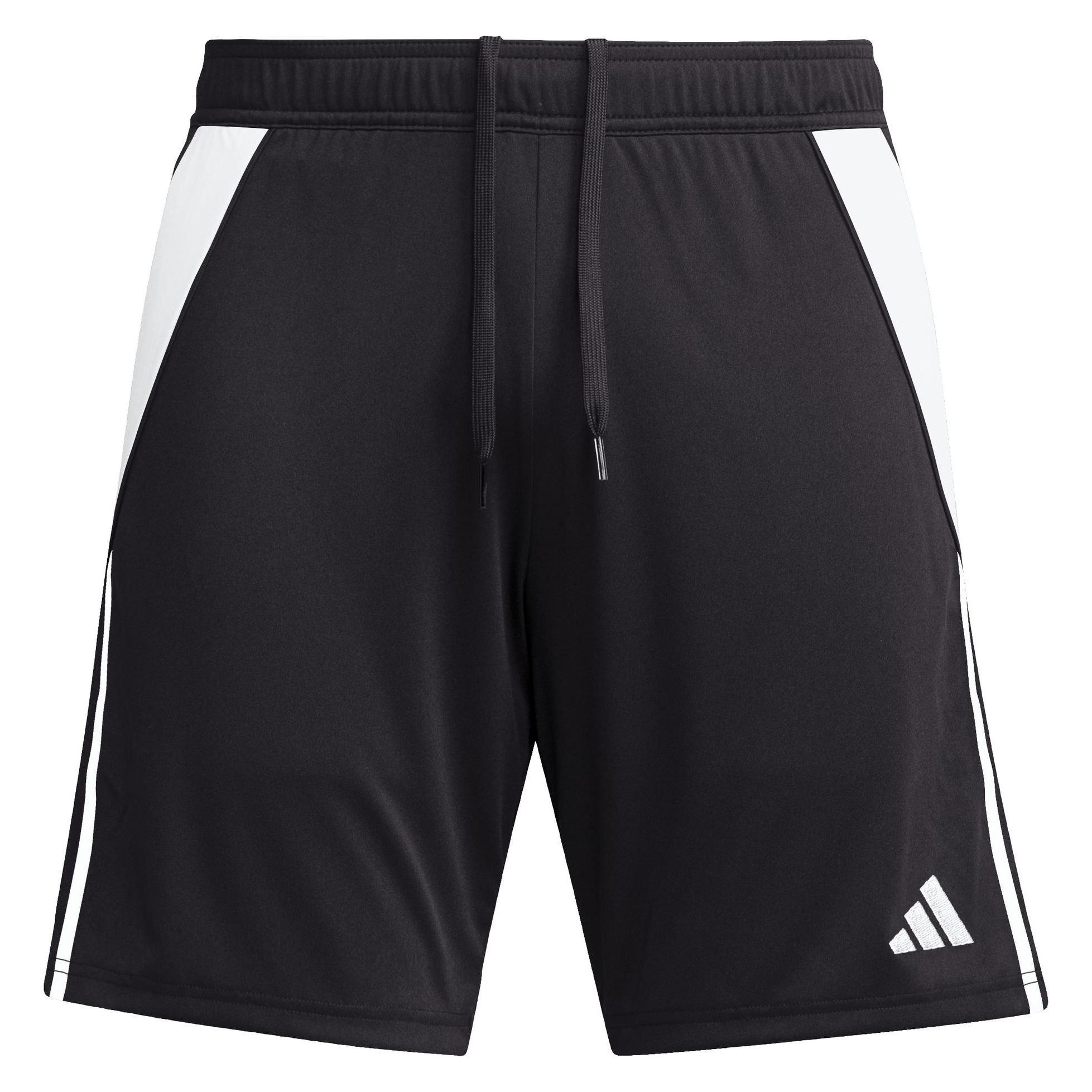 Adidas, Herren, Sporthose, TIRO24 Short (L), Weiss, Schwarz