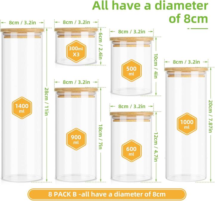 Produktbild Lannvan Vorratsgläser-Set (5.30 l)
