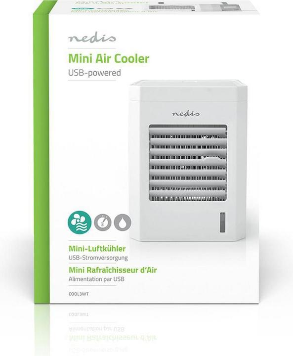 Produktbild Nedis Mini-Luftkühler - USB-betrieben, 3 Geschwindigkeiten