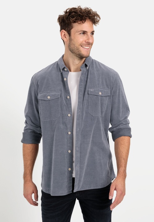 Produktbild Camel Active Langarm Hemd in Regular Fit aus Cord (6XL)