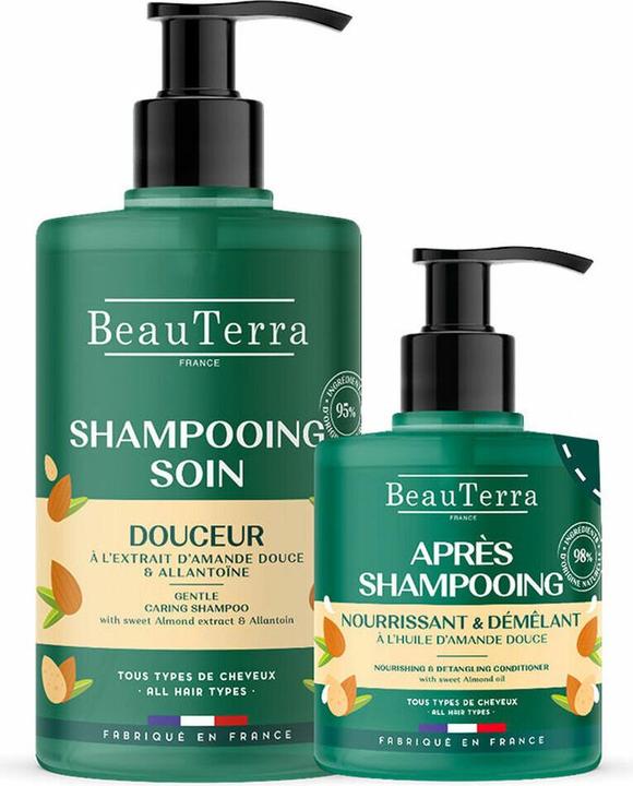 Immagine prodotto BeauTerra Extra-Doux Fortificante + Balsamo Pack 2 (Set per la cura dei capelli)