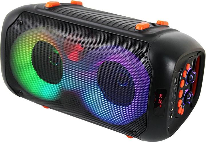 Actual product image Esperanza EP156 BT FM LED RGB KARAOKE speaker black 20W (5 h)