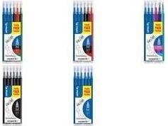 Image du produit Pilot FriXion Recharges par 6 standard noir/bleu/rouge/vert (Recharger, Multicolore, 0.70 mm)