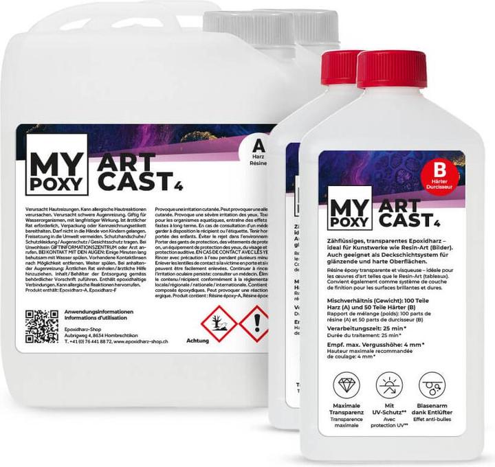 MyPoxy Epoxidharz ArtCast 4 – Kunstwerke (Bilder)