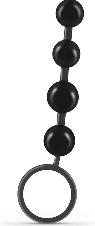 Actual product image Crushious Basic Anal Beads - 10 Bead Chain - Black