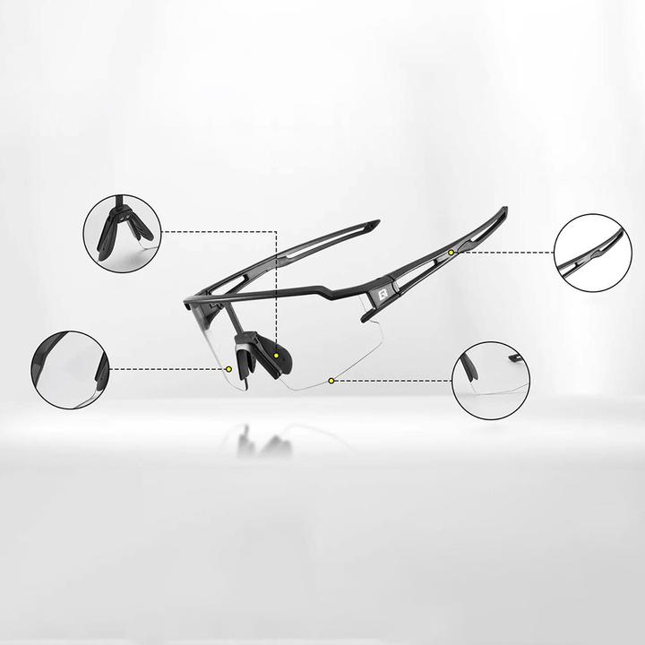 Produktbild Rockbros Photochromic UV400 (Black, Red, UV400)
