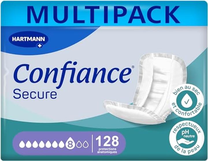 Actual product image Hartmann Absorbent anatomical protectors for men and women, 8-drop leakage level (128 x)