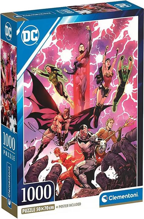 Image du produit Clementoni DC Comics Puzzle 1000 pièces (1000 pièces)