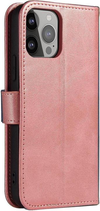 Image du produit Hurtel Magnet Case case for iPhone 14 Pro Max flip cover wallet stand pink (Apple iPhone 14 Pro Max)