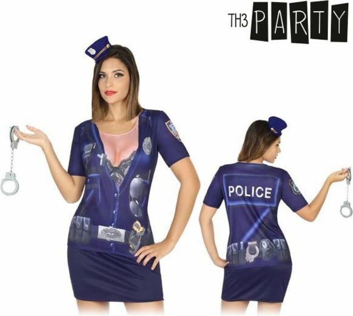 Produktbild Th3 Party T-Shirt für Erwachsene C861 Blau Terror (M, L)