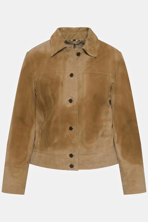 Actual product image Ulla Popken Goatskin Jacket (48)