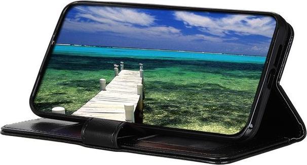 Actual product image MU Classic Crazy Horse Leather Bookcover Series (Realme 8 5G)