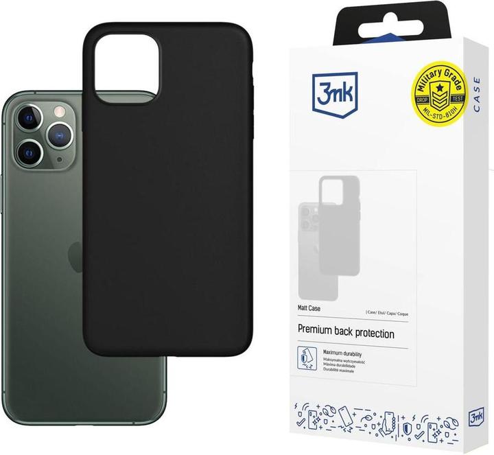 Produktbild 3MK Matt Case, Apple, For iPhone 12/12 Pro, Juodas (Apple iPhone 12)