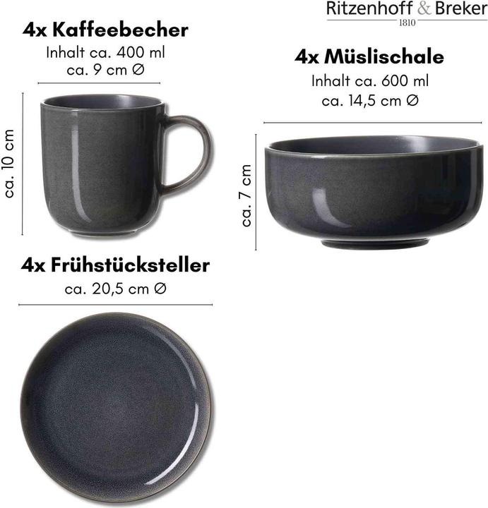 Actual product image Ritzenhoff & Breker Toledo (12 pcs.)