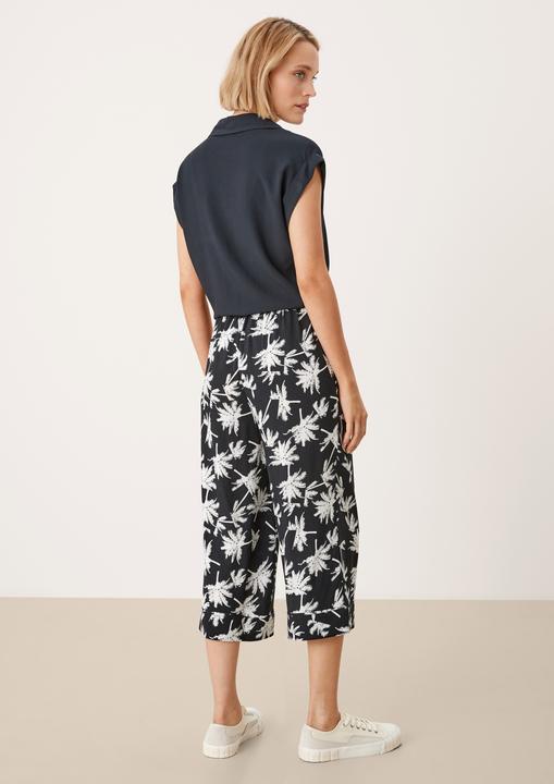 Produktbild s.Oliver Hose Relaxed: Culotte mit Muster (40)