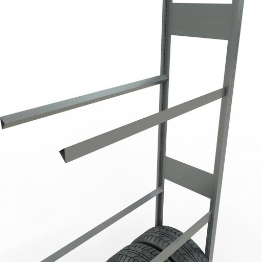 Produktbild Schulte Lagertechnik Räder-Anbauregal MULTIplus151