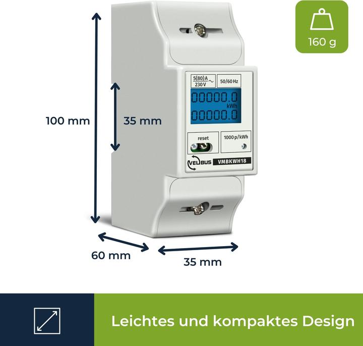 Actual product image Velleman Energy consumption meter