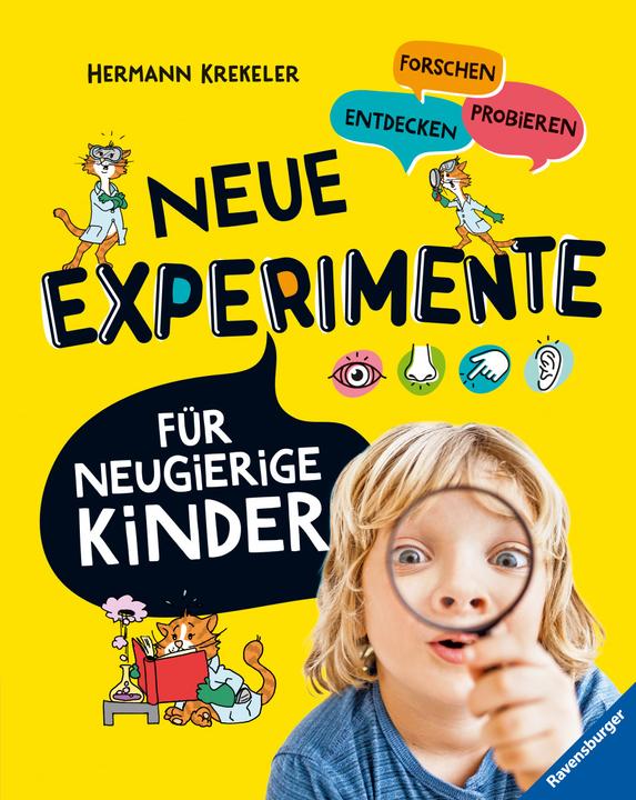 Produktbild Ravensburger Neue Experimente für Kinder - Spannende Versuche für Kinder ab 5 Jahren (Deutsch, Sibylla Spiegelhauer, Sonja Egger, Hermann Krekeler, 2022)