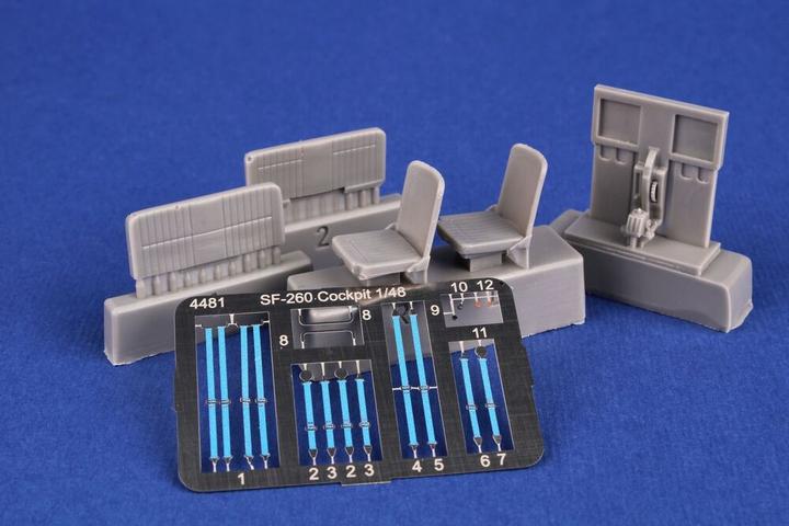Image du produit CMK SF-260 Console centrale de cockpit et sièges avec harnais / pour kits SH