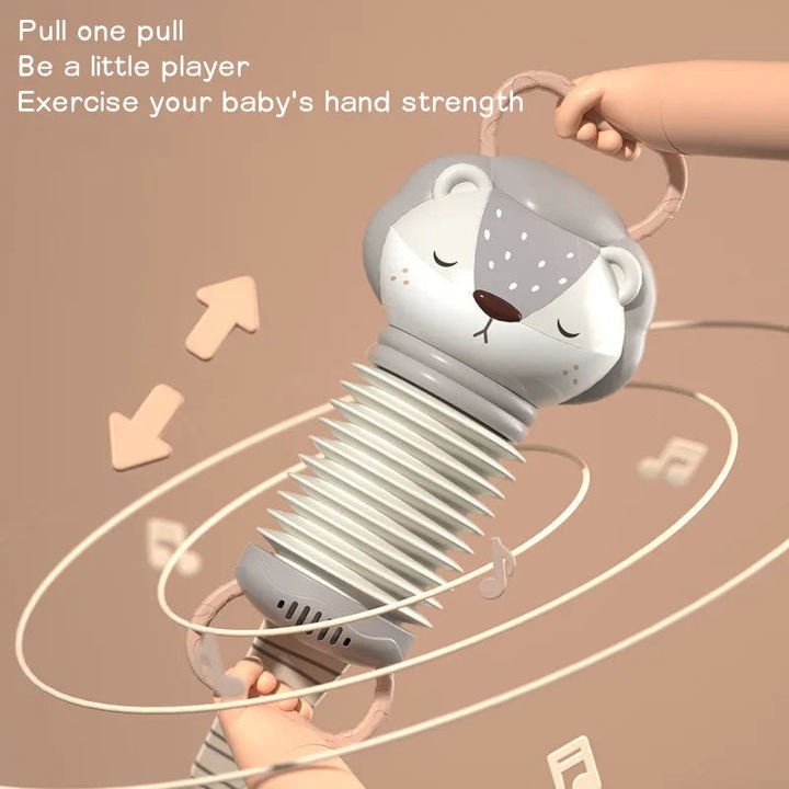 Image du produit Activity Board Cartoon cerf accordéon bébé jouets musicaux d'éveil Instrument électronique Vocal jouet
