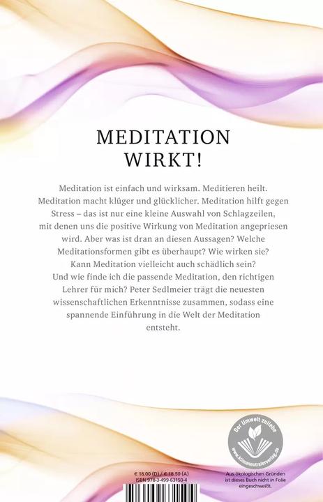 Produktbild Die Kraft der Meditation (Deutsch, Peter Sedlmeier, 2016)