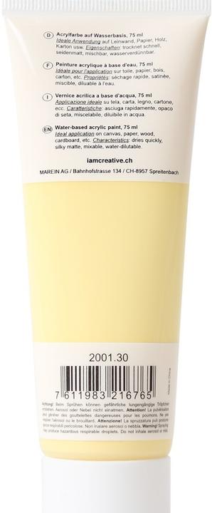 Actual product image I Am Creative Basic acrylic, water-based acrylic paint, 75 ml (75 ml)