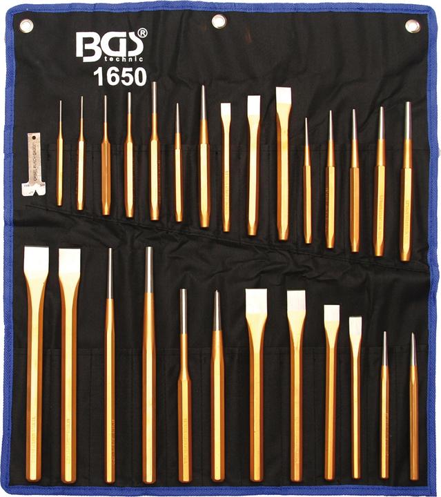 Produktbild BGS Meissel- und Durchschläger-Satz 28-tlg.