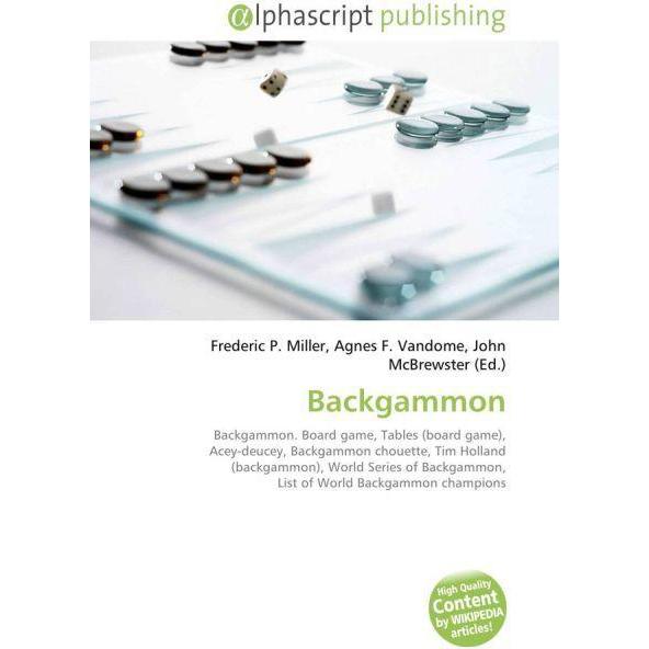 Thumbnail - Backgammon, Fachbücher von Agnes F. Vandome, Frederic P. Miller, John McBrewster