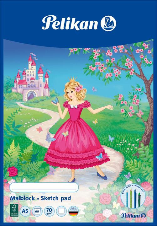 Actual product image Pelikan Colouring pad C5 assorted (A5)