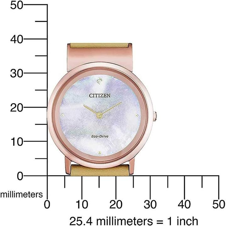 Produktbild Citizen EG7073-16Y Eco-Drive Elegance Damen 31mm 5ATM (Analoguhr, 31 mm)