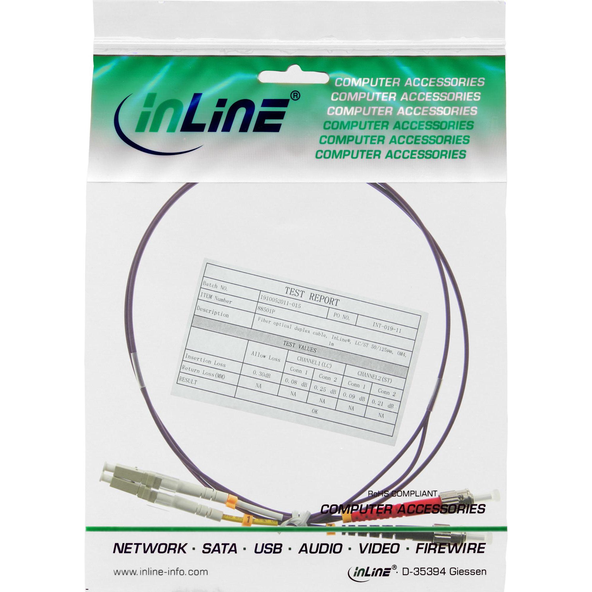Thumbnail - InLine LWL Duplex Kabel (CAT6, 3 m), Netzwerkkabel