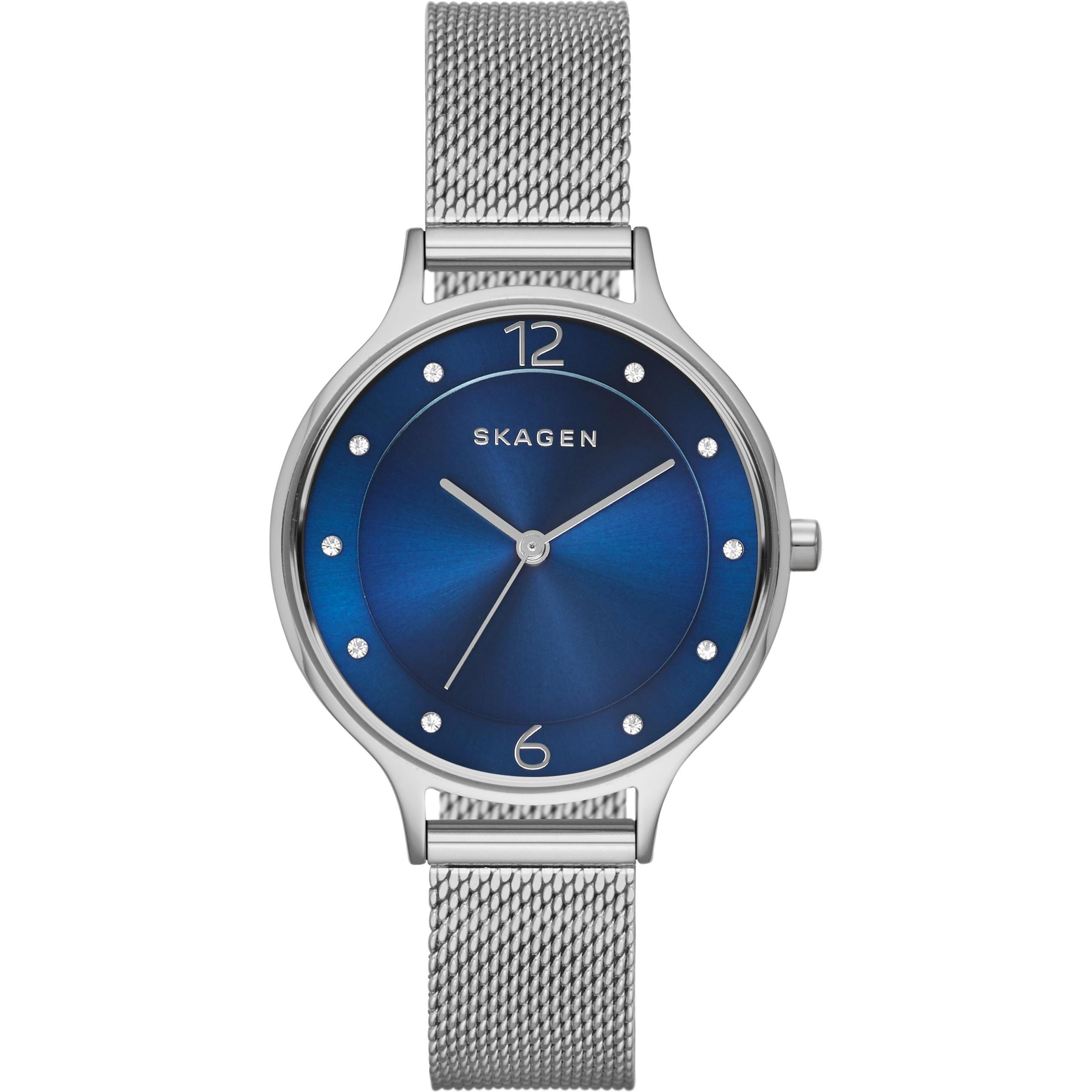 Skagen, Armbanduhr, Anita, Silber, (Analoguhr, 30 mm)