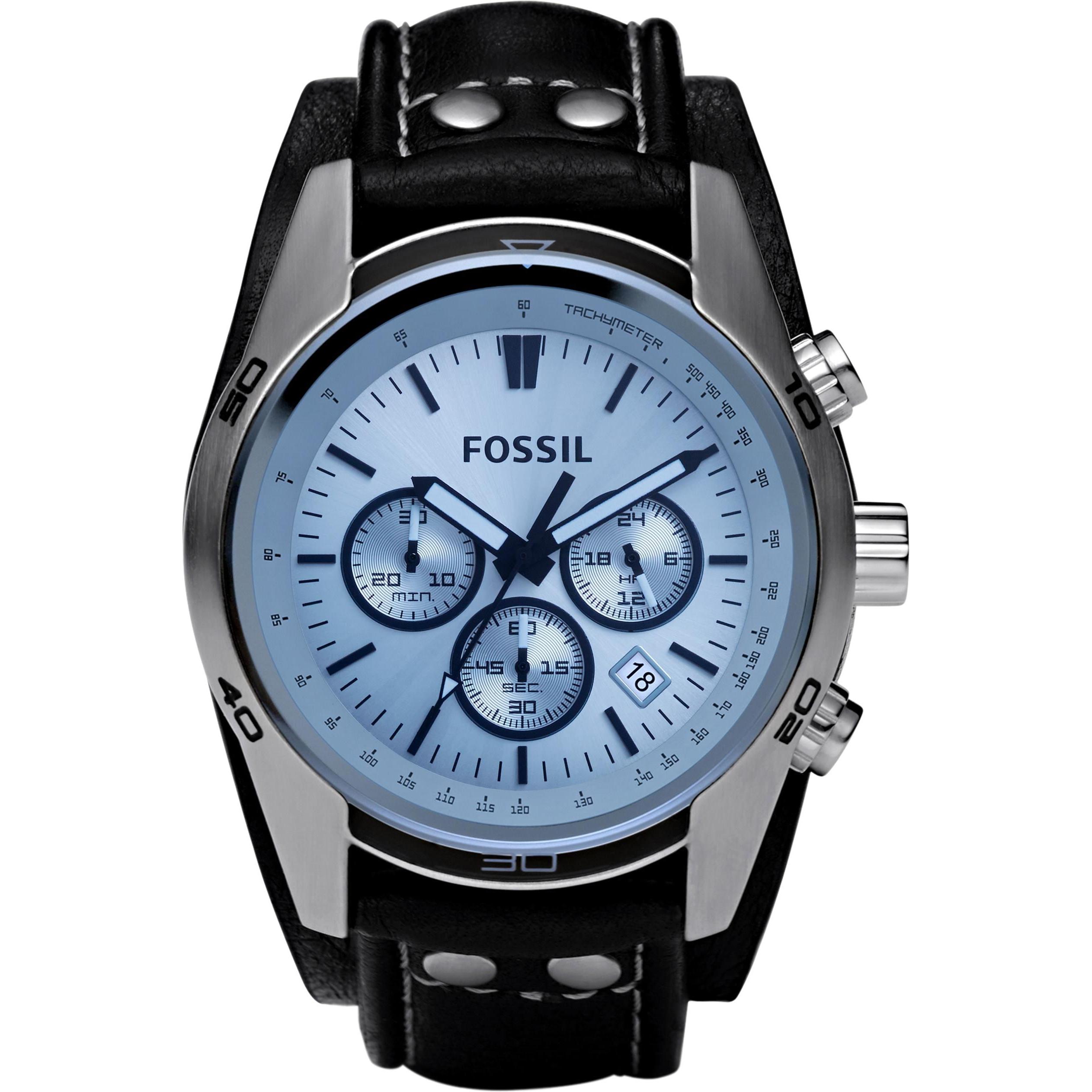 Fossil, Armbanduhr, Coachman, Mehrfarbig, (Analoguhr, 45 mm)