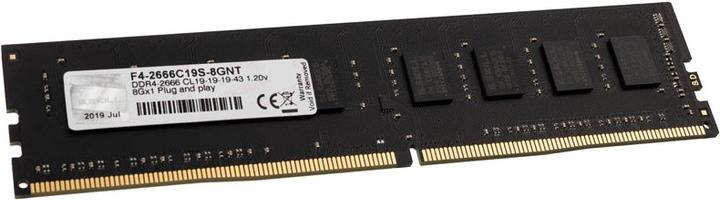 Productafbeelding G.Skill F4-2666C19S-8GNT (1 x 8GB, 2666 MHz, DDR4 RAM, DIMM 288 pin)