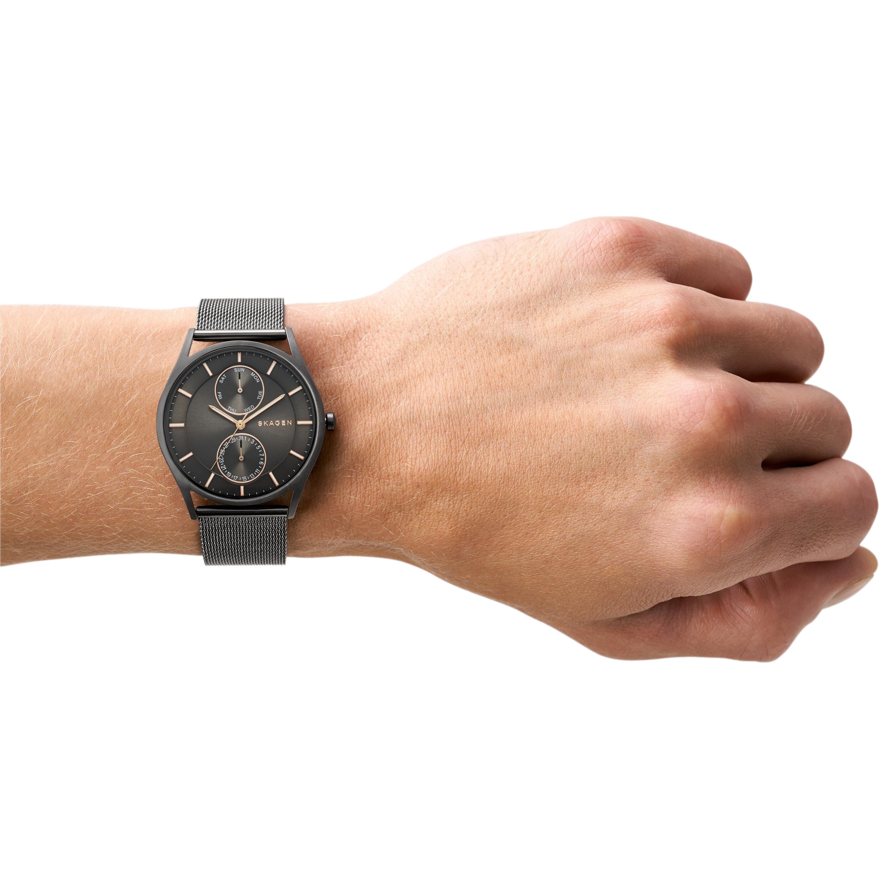 Thumbnail - Skagen, Armbanduhr, Holst, Grau, (Analoguhr, 40 mm)