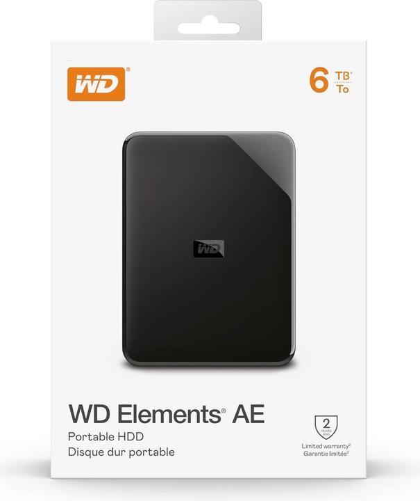 Productafbeelding WD Disco Rigido Portatile Elements (6 TB)