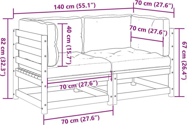 Produktbild vidaXL Devin