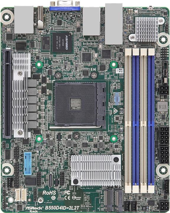 AsRock B550D4ID-2L2T (AM4, AMD B550, Mini-ITX)