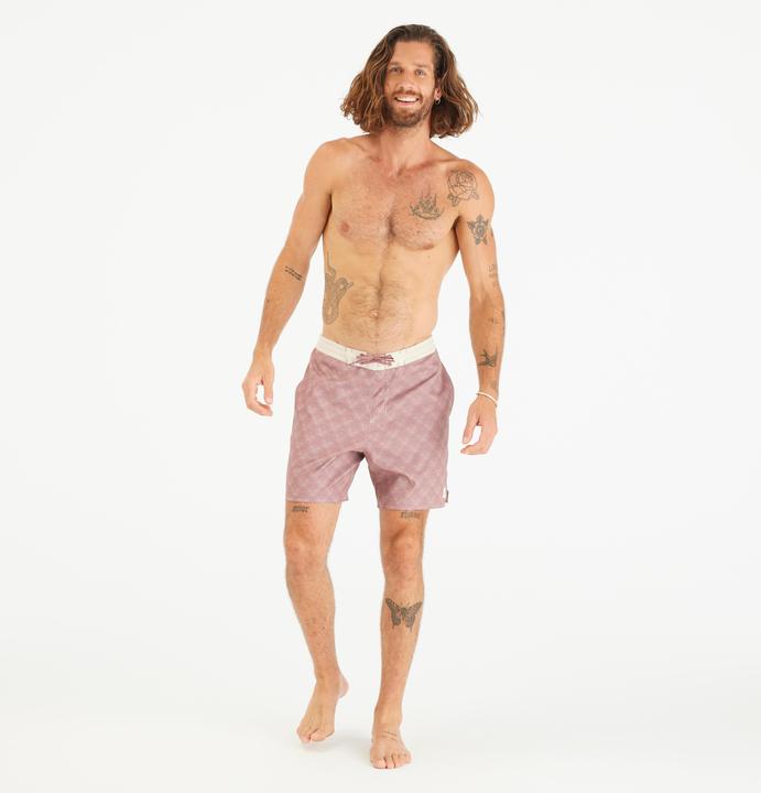 Produktbild Olaian Men’s Swim Shorts Surf 100 18" Long - Palmer Mole Pink (L)