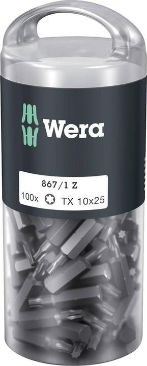 Image du produit Wera 867/1 Z TX 10 x 25 mm DIY-Box (1=100) (Hexagonale (hexagonal))