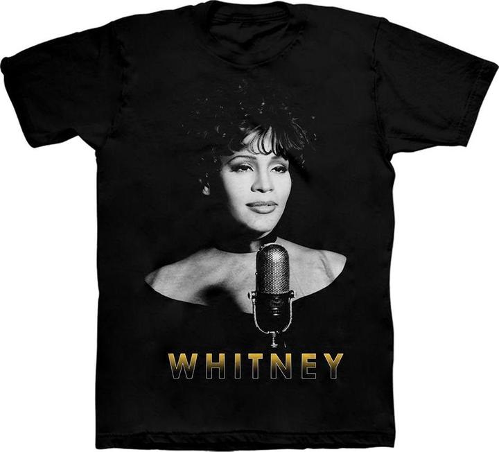 Immagine prodotto Whitney Houston T-shirt unisexe adulte en coton avec photo (M)