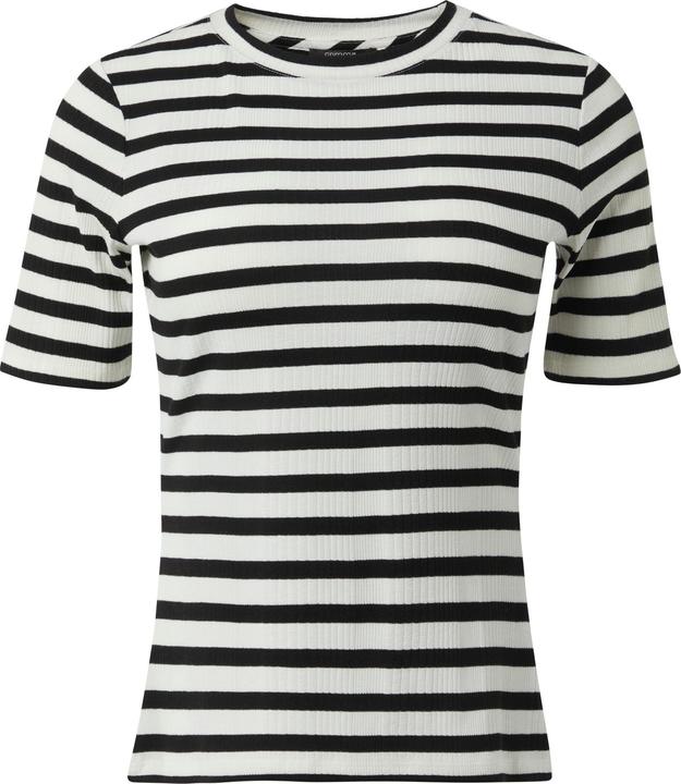 Actual product image Comma T-Shirt Ringel-T-Shirt aus Rippware (46)