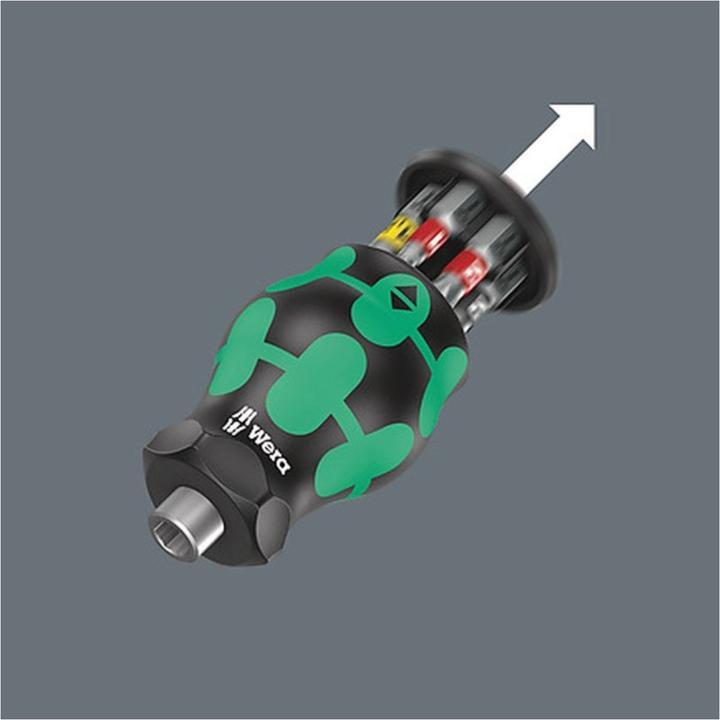 Actual product image Wera Kraftform Kompakt Stubby Magazin 2 (0.8 x 5.5 mm, PH1, PH2, 1.2 x 6.5 mm, PZ2, PZ1)