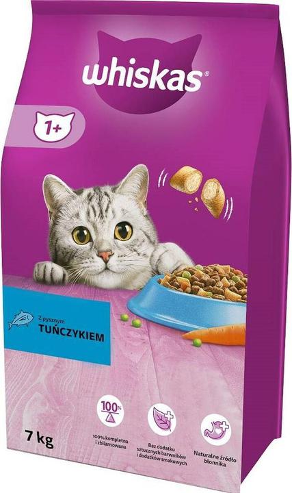 Actual product image Whiskas 1+ Adult With tuna (Adult, 1 pcs., 7000 g)