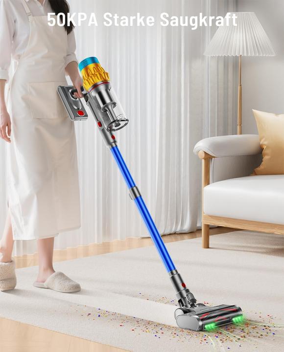Produktbild Aidtips Akkustaubsauger mit Anti-Tangle-Bürste