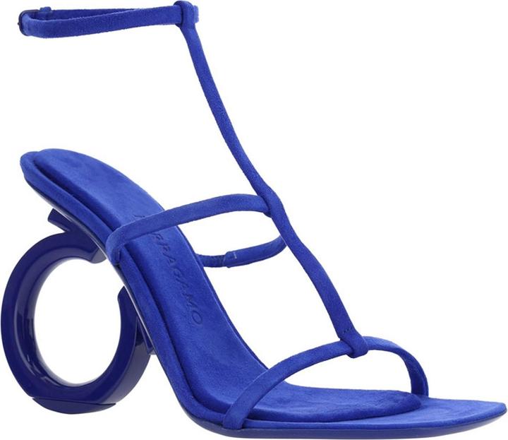 Actual product image Salvatore Ferragamo Elina Leather Sandals (36)