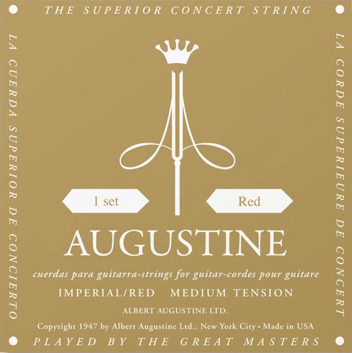 Actual product image Augustine Imperial red (6x, Guitar, 0.11")