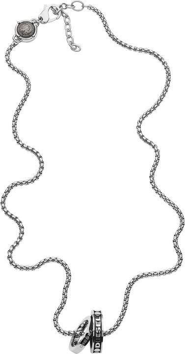 Immagine prodotto Diesel Ciondolo doppio (Acciaio inossidabile, 55 cm)